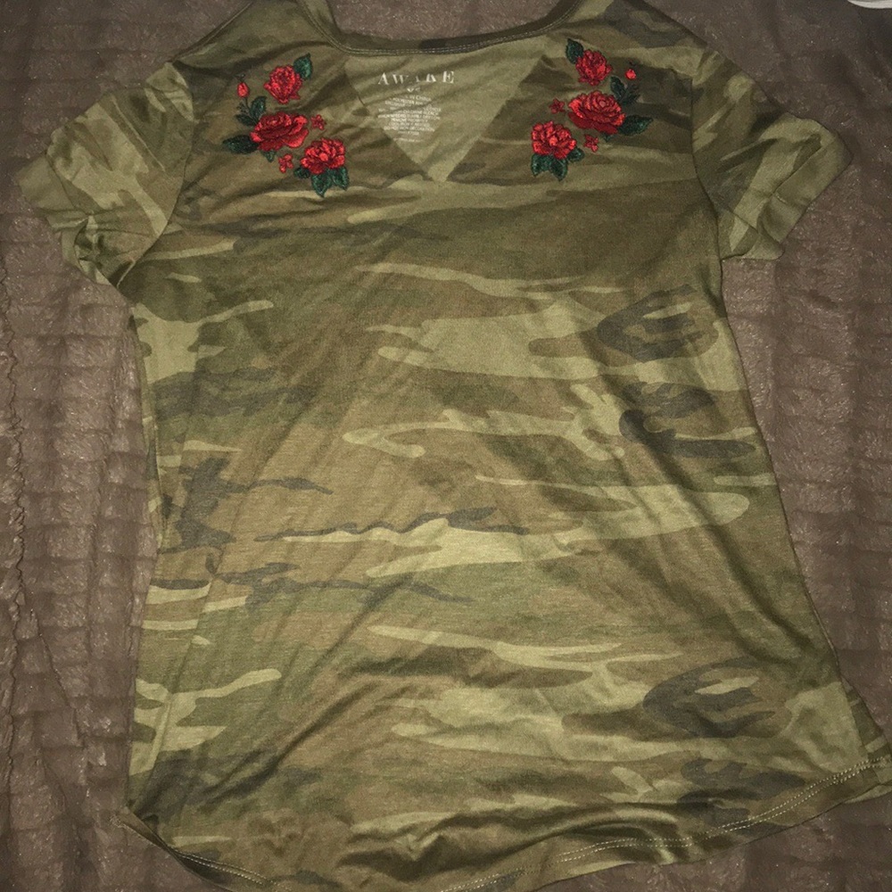 Camo awake shirt